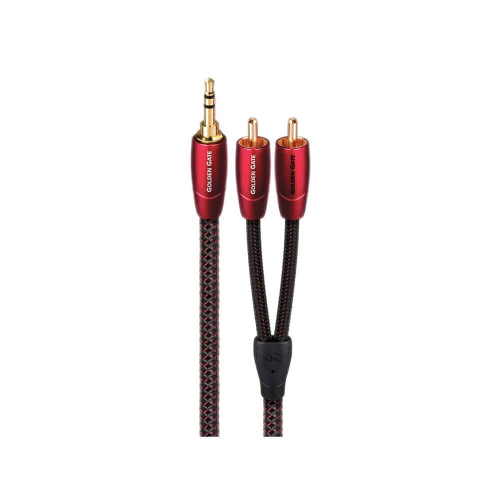 สายสัญญาณอนาล็อก AUDIOQUEST : GOLDEN GATE (MINI TO RCA) (2.0M)